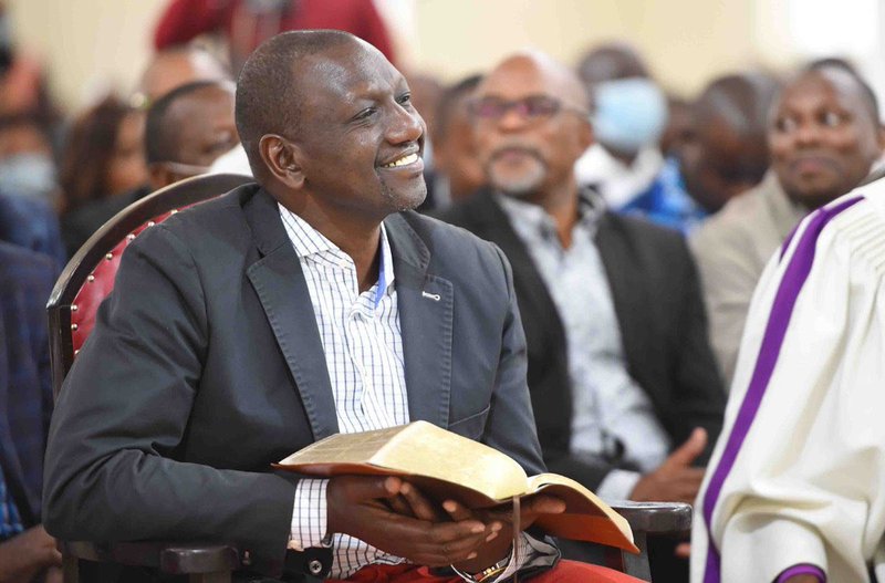 President William Ruto who has been drawn into teh debate with state house spokes man Hussein Mohamed explaining why President Ruto intervened in the leadership wrangles