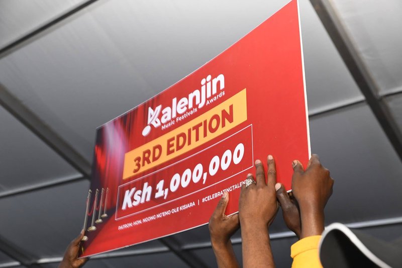 Artiste participating in Kalenjin Music Festival won various prizes. Announcement by President William Ruto restore hope to many artiste who had given up after the death of Johana Ngenon.